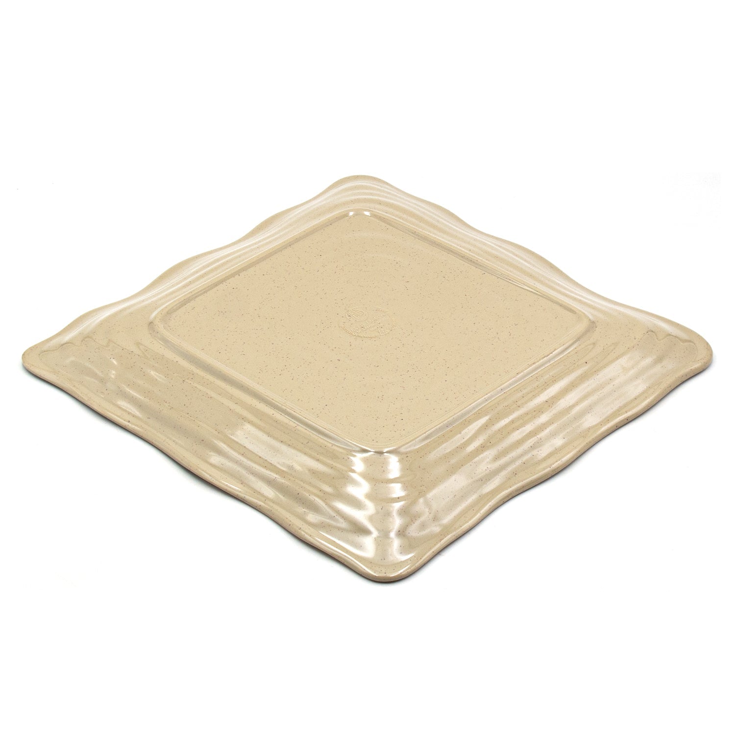 Melamine Square Plate, 6pc, 11"D (Green)