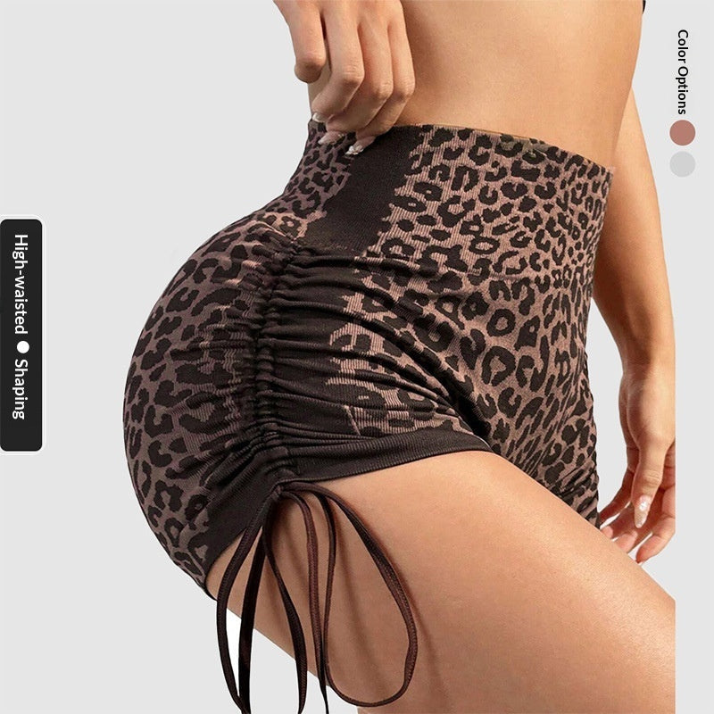 Seamless High-Waist Peach-Butt Yoga Pants 3/4 Length Leggings