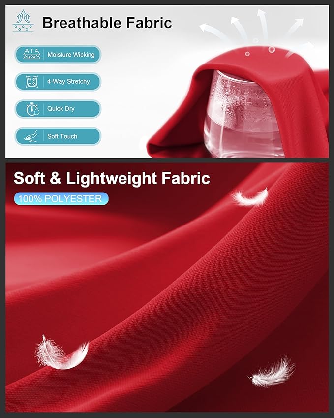 Men's Breathable Athletic Gym Shirt for Running and Training