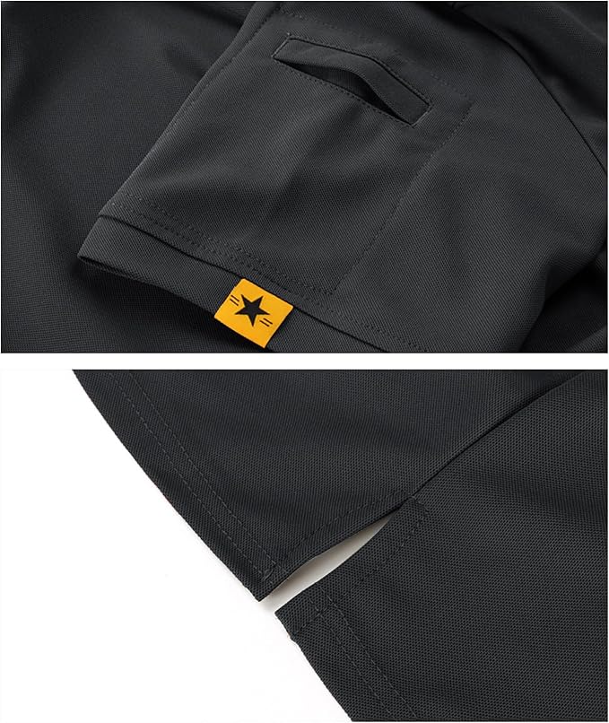 Men's Tactical Performance Polo Shirt - Breathable Athletic Golf Top