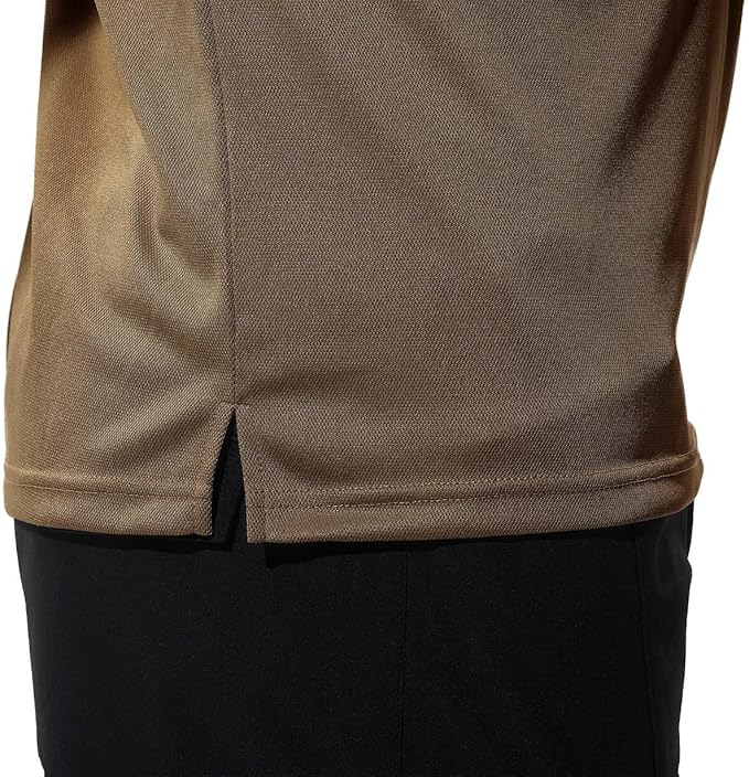 Men's Short Sleeve Quick Dry Polo Shirt with Chest Pocket for Golf
