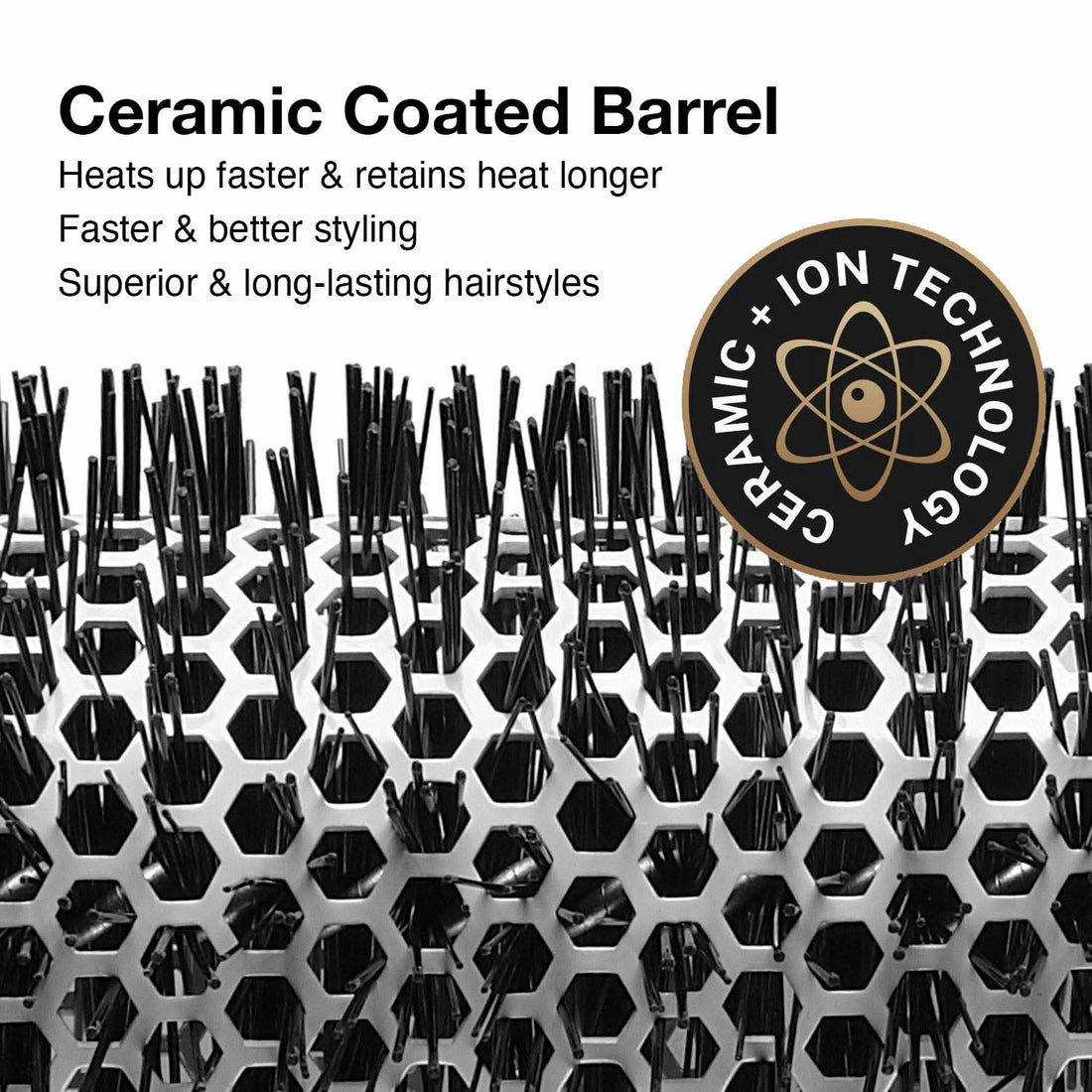 Ceramic + Ion Thermal Round Hair Brush 3/4 Inch Styling Tool