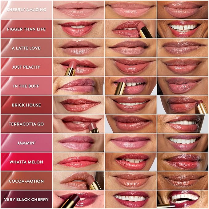 LAURA GELLER NEW YORK Jelly Balm Moisturizing Tinted Lip Balm - Just Peachy - Hydrating Vitamin E - Semi-Shine Finish