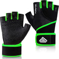 Workout Gloves Gym Gloves Weight Lifting Gloves for Men Women with Full Palm Pad,Strong Wrist Wraps Support,Enhanced Grip,for Fitness,Training,Weightlifting,Exercise