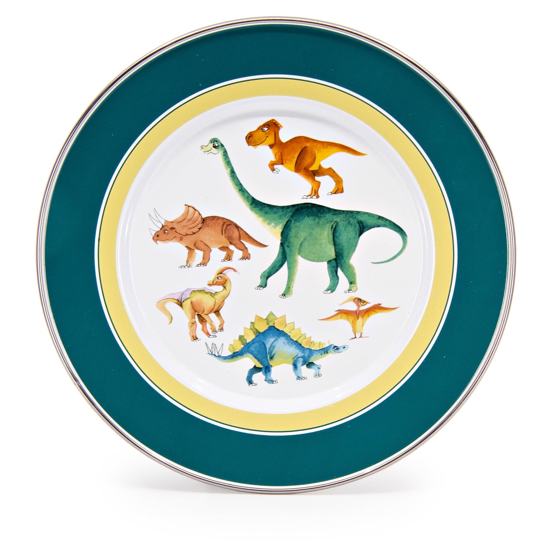 Golden Rabbit Enamelware 3-Piece Child Dinner Set – Durable & Non-Toxic