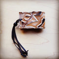 Women's Wide Leather Cuff Bracelet Brown Sienna
