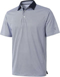 Men's Ironwave Fitness striped moisture-wicking performance golf polo shirt