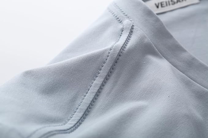 Men’s Modern Fitted V-Neck T-Shirt Premium Comfort Undershirt