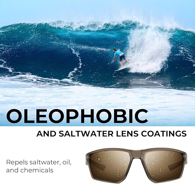 KastKing Osage Polarized Sport Sunglasses for Men and Women, Ideal for Driving Fishing Cycling Running, UV Protection