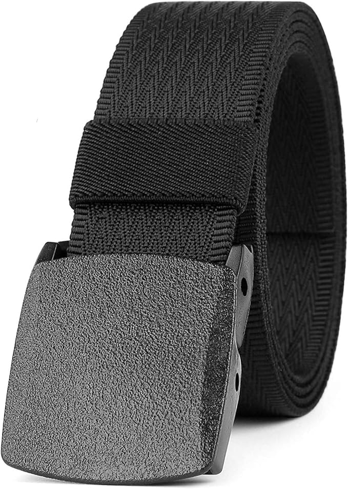 JASGOOD Nylon Canvas Breathable Military Tactical Men Waist Belt With Plastic Buckle
