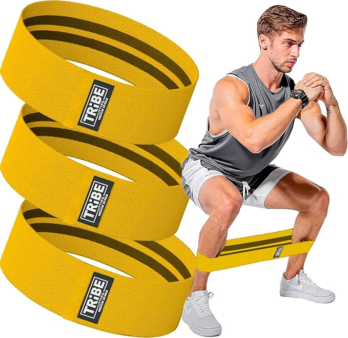 Fabric Resistance Bands for Legs - Workout Bands Resistance Bands for Men and Women - Booty Bands for Working Out - Exercise Bands Resistance Bands Set - Elastic Bands for Exercise