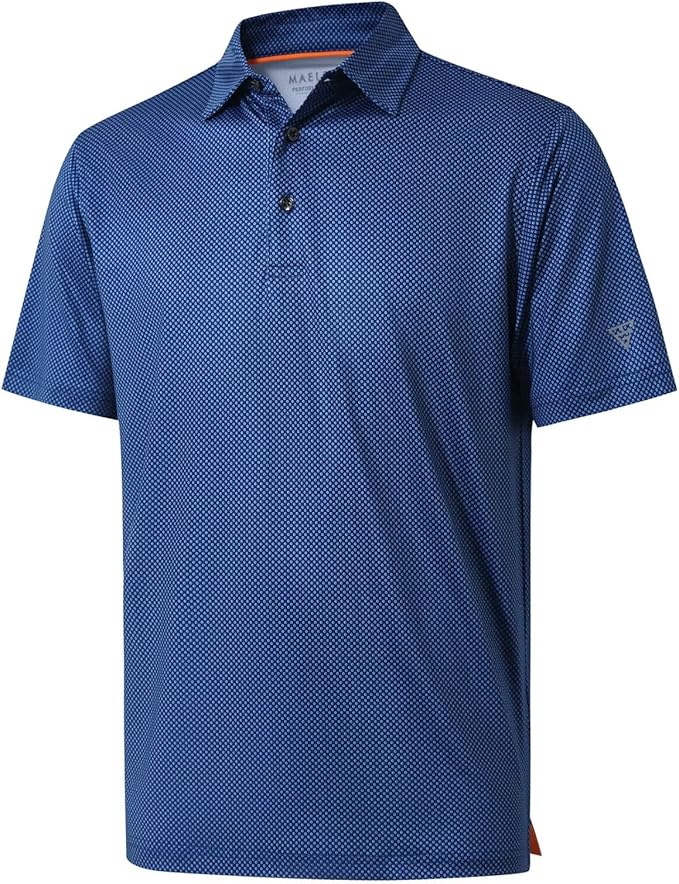 Men's striped Ironwave Fitness short sleeve polo shirt for golf