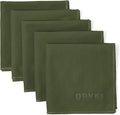 Pocket-Sized Sweat Towels - The Original Sweat Absorbing Handkerchiefs - Quick-Dry Microfiber Sweat Rags for Face, Hands, & Body - Men & Women - Gym, Sports, and Work (Green: 5 Pack)