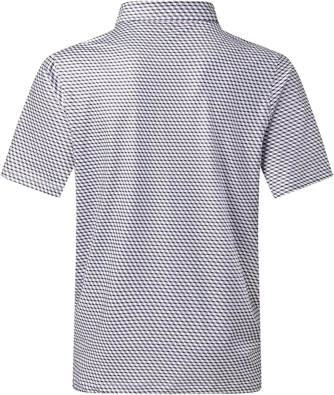 Mens Quick Dry Short Sleeve Golf Polo Performance Shirt