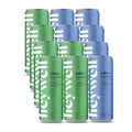 Heywell Sparkling Adaptogenic, Calm Variety Pack, 12 Fluid Ounce (Pack of 12) - Organic, Non GMO, Vegan, Gluten Free, Dairy Free