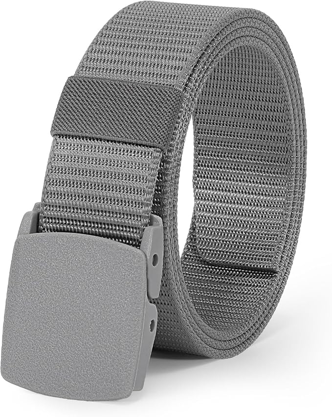 JASGOOD Nylon Canvas Breathable Military Tactical Men Waist Belt With Plastic Buckle