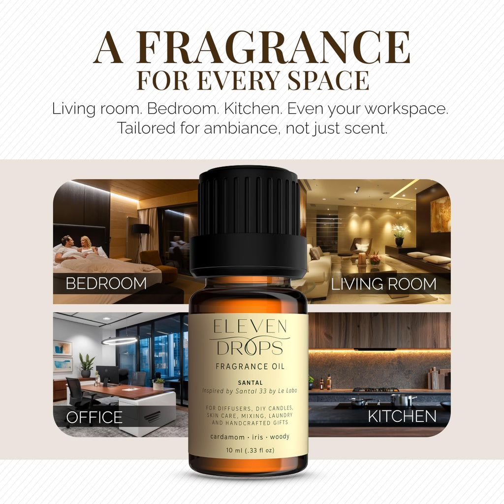 Santal Aroma Diffuser Oil –– Premium Luxury Fragrance Oil