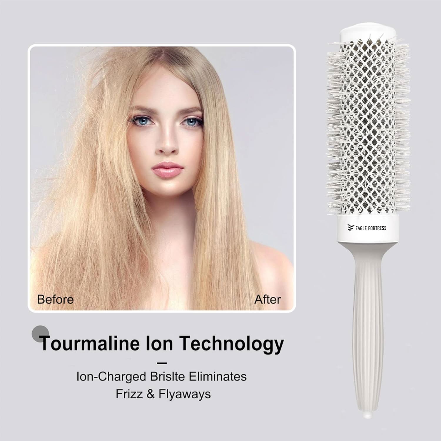 1.69in Extended Barrel Round Hair Brush for Voluminous Styling