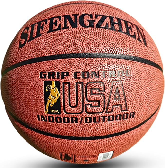 Wave Basketball, Blue and Yellow, Indoor/Outdoor Sports Basketball, Communion Gifts for Boys, Dedicated to 3v3 Matches, Size 7(29.5'')