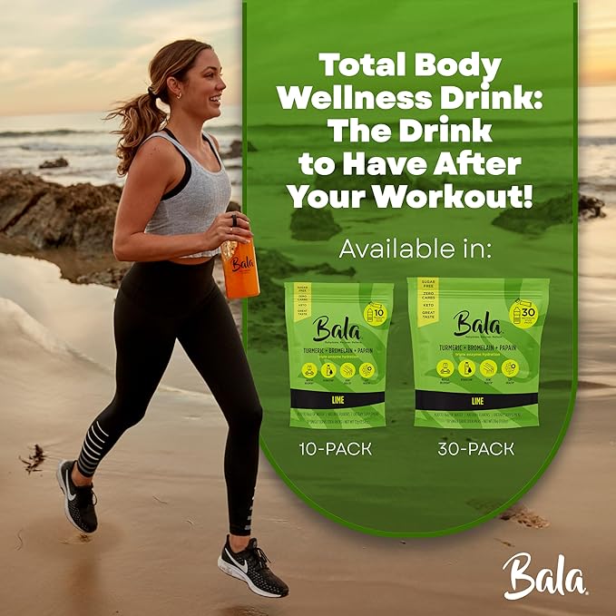 BALA Enzyme Sugar-Free Drink Mix Powder - Lime 0.25oz (10 Count)