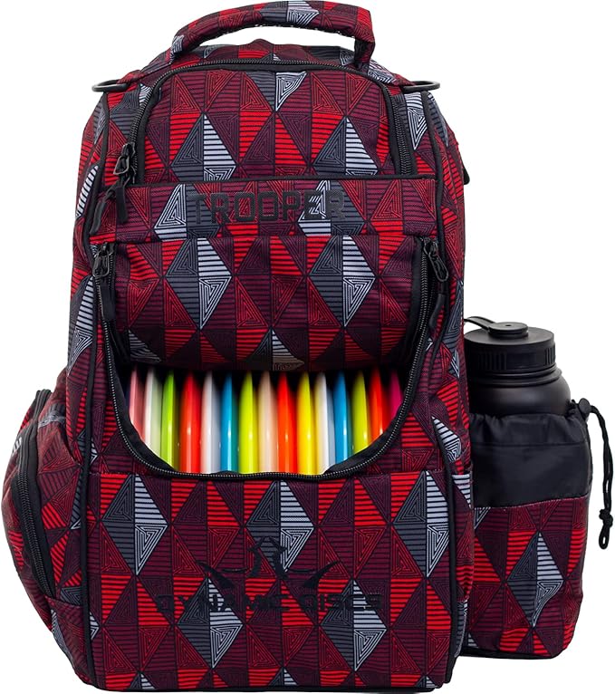 Dynamic Discs Trooper Disc Golf Bag | Large Frisbee Bags with 18+ Discs Capacity | Lightweight & Durable Backpack | Great Gifts or Disc Golf Accessories for Men | Ideal for Beginners & Pro Players