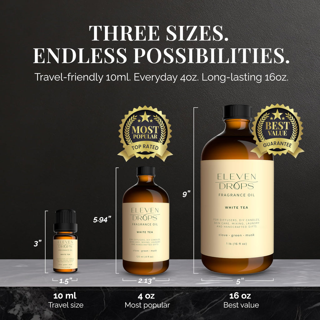 White Tea Essential Diffuser Oil - Premium Luxurious Fragrance Oil