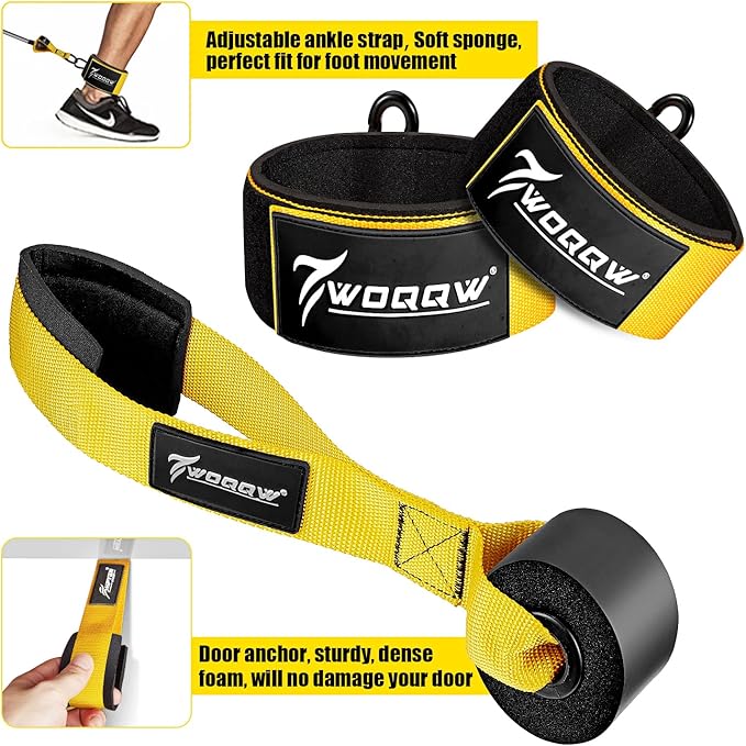 Heavy Resistance Bands for Working Out, 350lbs/450lbs Exercise Bands with Handles, Workout Bands Set for Men, Fitness Weight Bands for Muscle Strength Training, Stretching, Slim, Home Gym Equipment