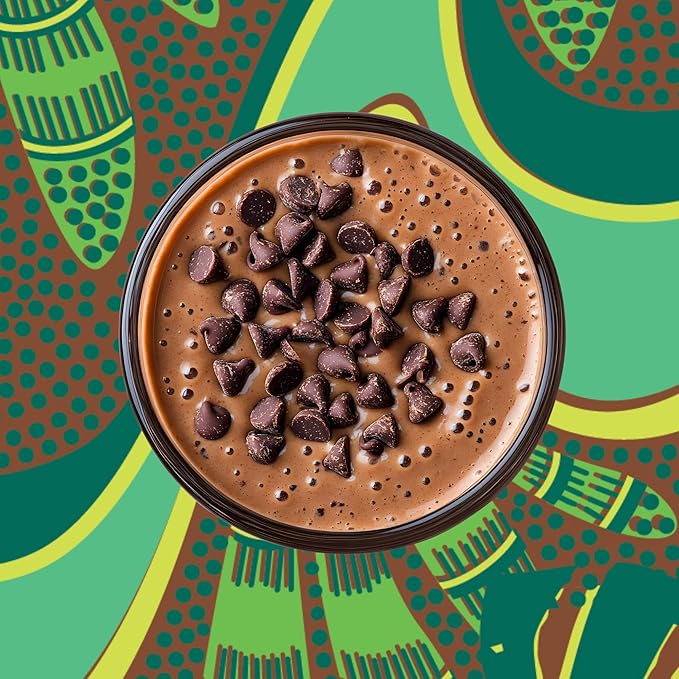 Kuli Kuli Organic Moringa Greens Smoothie Mix - Plant-Based Superfood Protein Smoothie Mix, Chocolate PB, 7.9 Ounce Pouch, Vegan and Gluten-Free with 8g Pea Protein and 1 Cup Greens Per Serving
