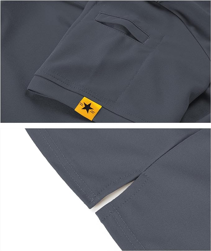 Performance Short Sleeve Tactical Golf Polo Shirt for Men