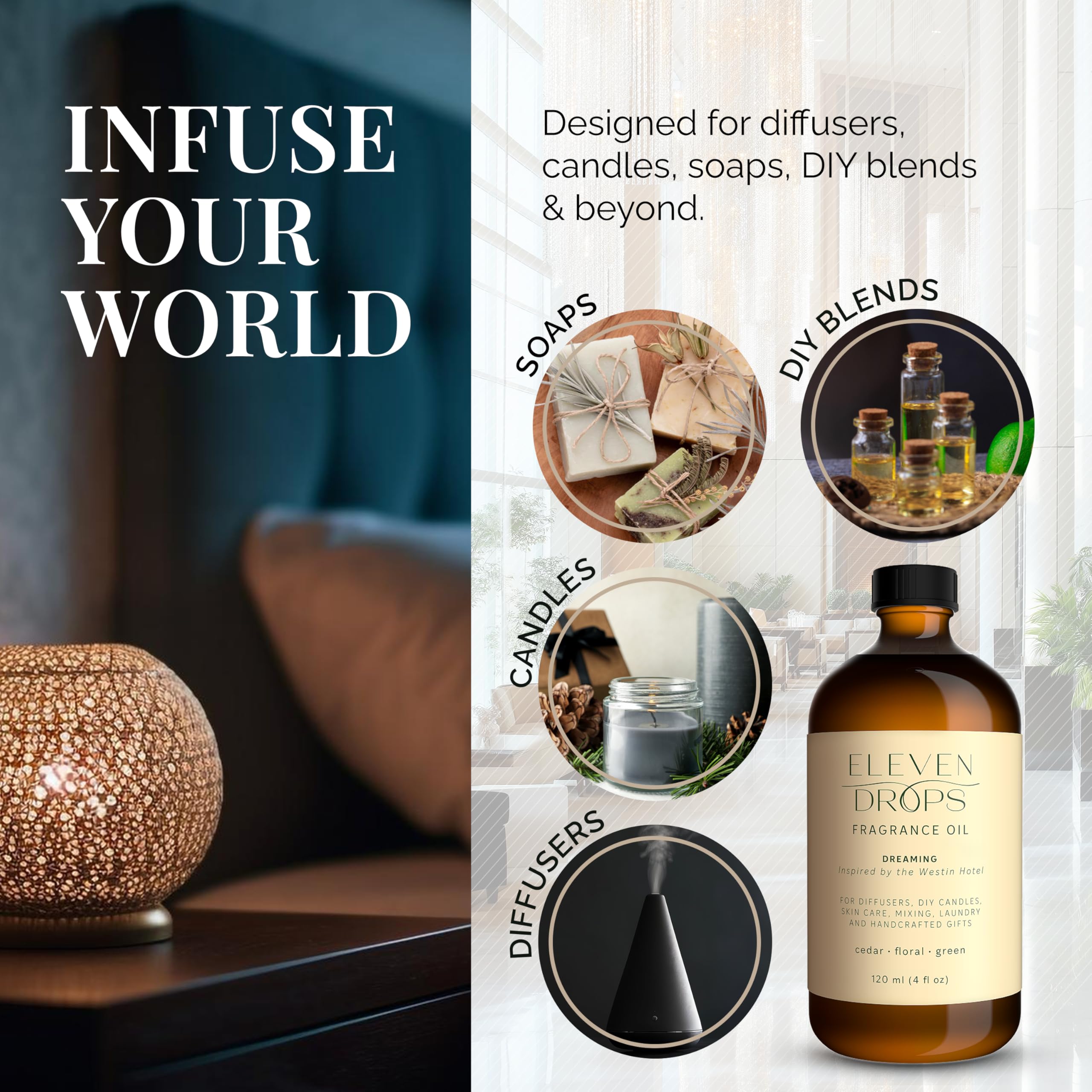 Dreaming Diffuser Oil Premium Fragrance Oil Luxury in a Bottle