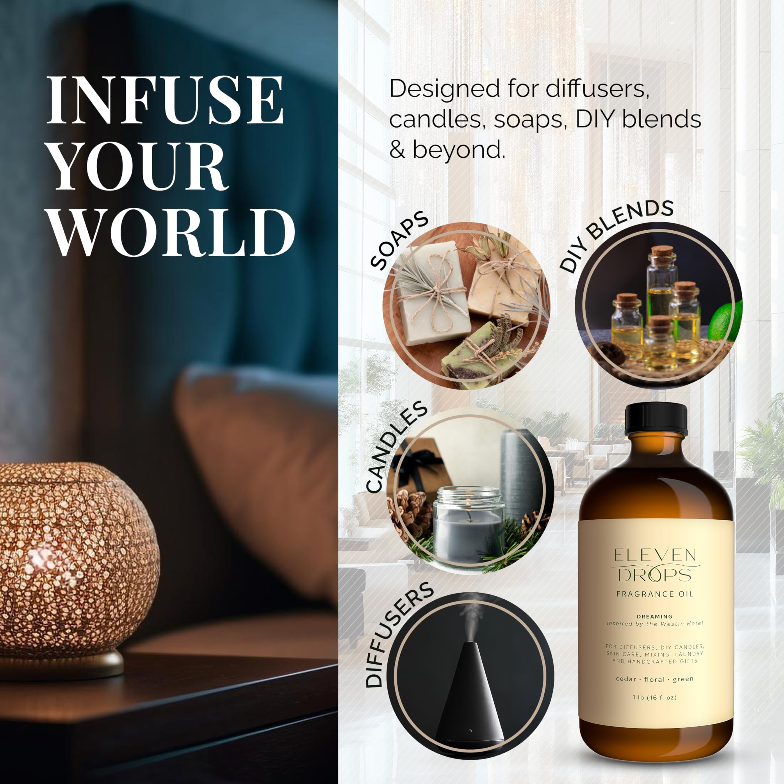 Dreaming Diffuser Oil Premium Fragrance Oil Luxury in a Bottle