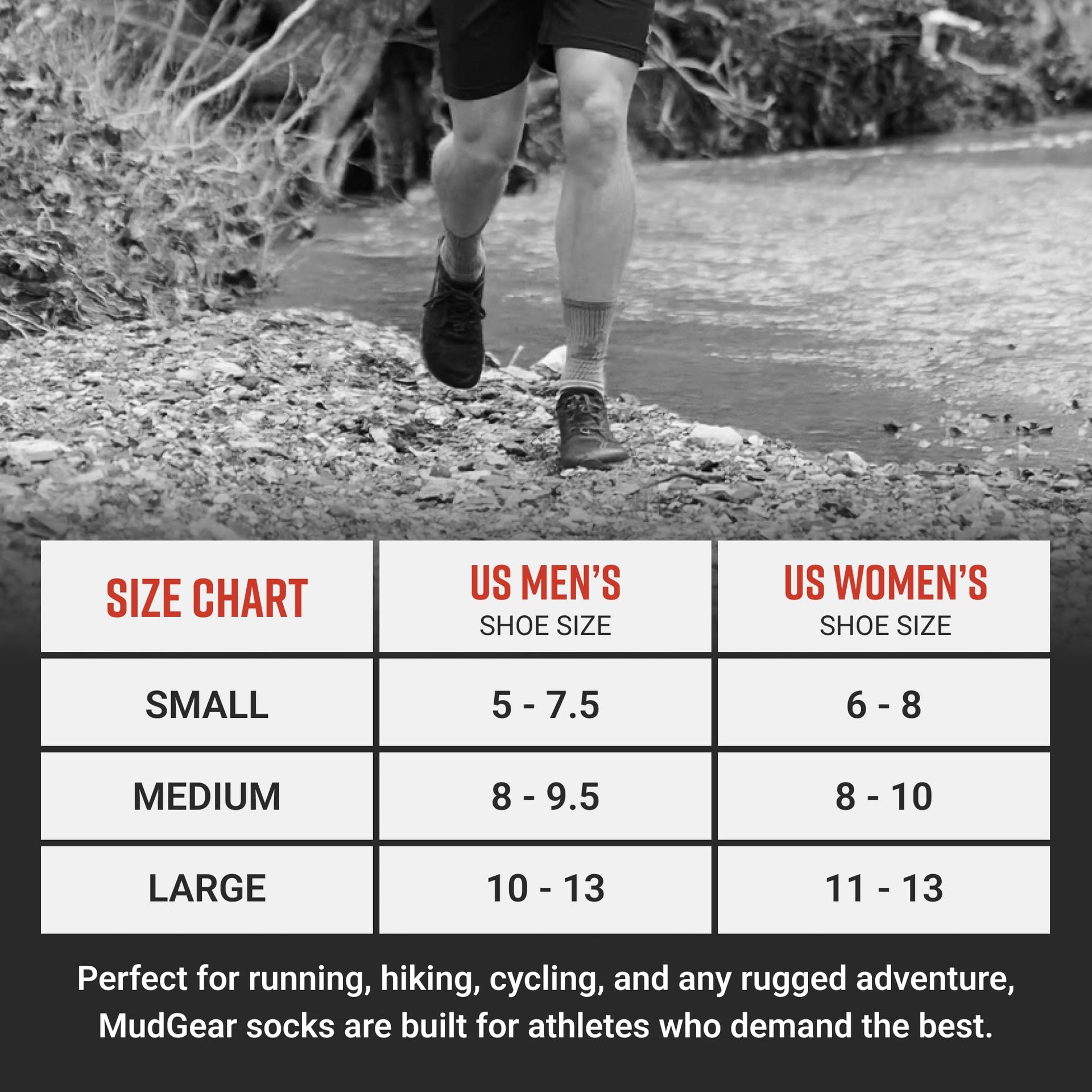 Tough Mudder by MudGear Crew Height Sock