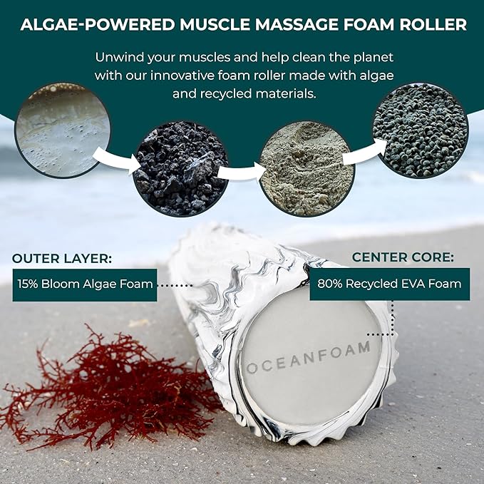 11" Mini Travel Foam Roller for Deep Tissue Massage & Recovery