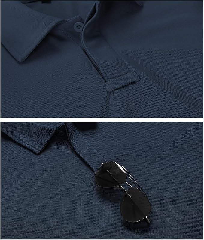 Performance Short Sleeve Tactical Golf Polo Shirt for Men