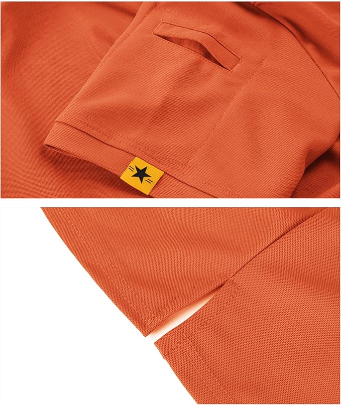 Performance Short Sleeve Tactical Golf Polo Shirt for Men