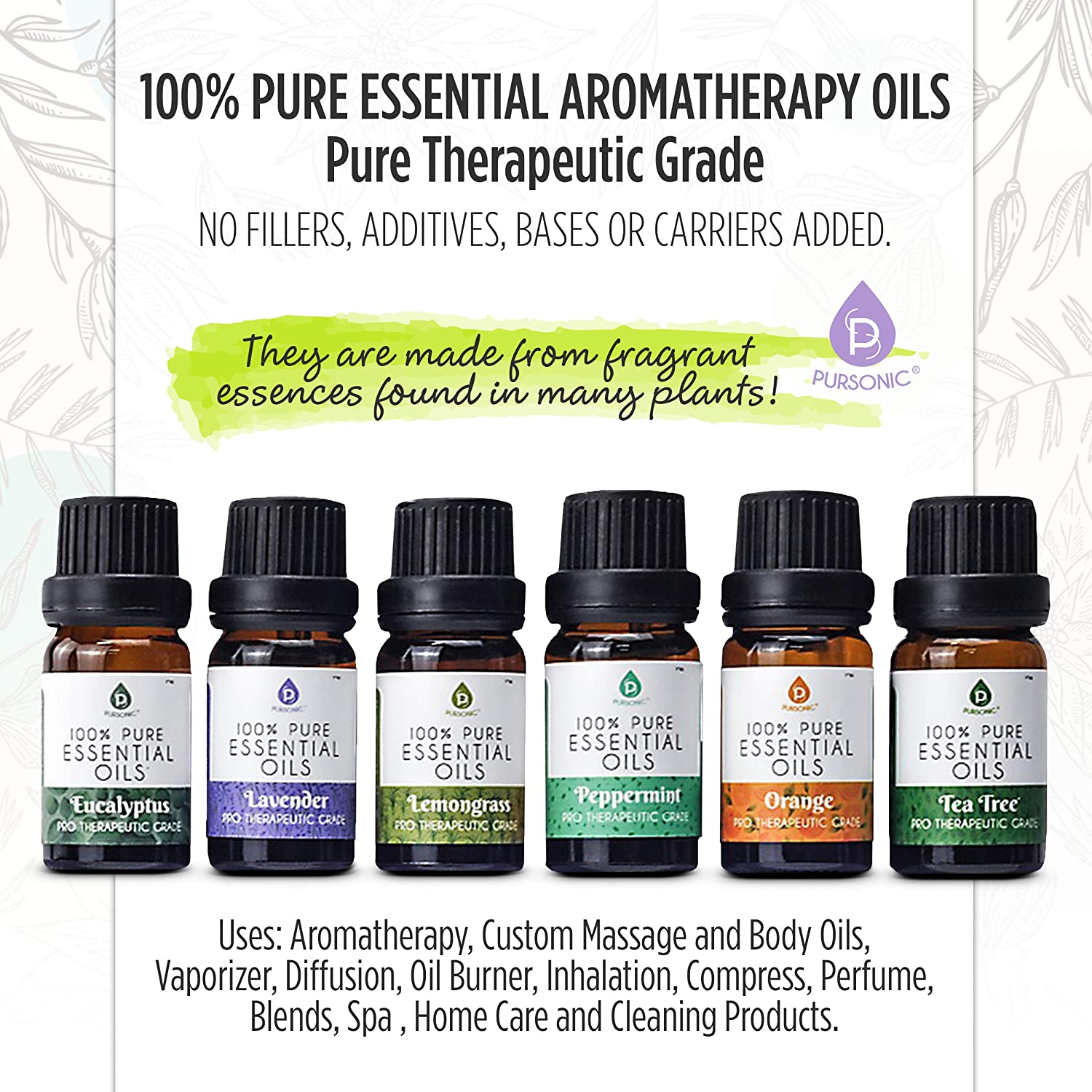 Pursonic Home Sanctuary Trio: Towel Warmer, True HEPA Air Purifier & Essential Oils