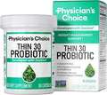 Physician's CHOICE Probiotics for Weight Management & Bloating - 6 Probiotic Strains - Prebiotics - Key ingredient Cayenne - Supports Gut Health - Weight Management for Women & Men - Green Tea - 30 CT