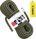 X XBEN Outdoor Climbing Rope 10M(32ft) 20M(64ft) 30M(96ft) 50M(160ft) 70M(230ft) 152M(500FT) 352M(1000FT) Static Rock Climbing Rope for Escape Rope Ice Climbing Equipment Fire Rescue Parachute