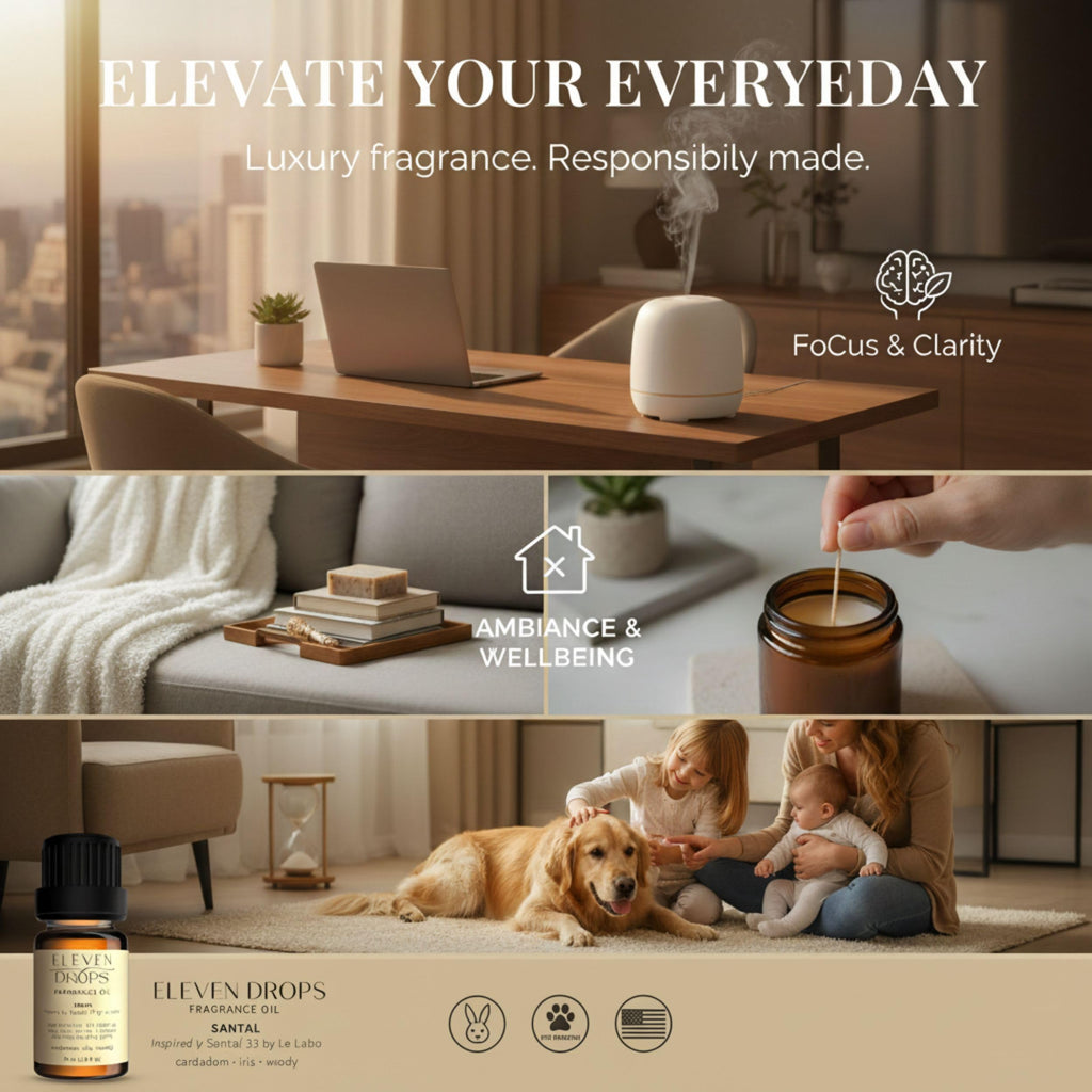 Santal Aroma Diffuser Oil –– Premium Luxury Fragrance Oil