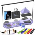 Pilates Board – Foldable Pilates Reformer with Resistance Bands, Bar & Travel Bag – Full-Body Strength & Ab Training Equipment for Women & Men, 15 in 1