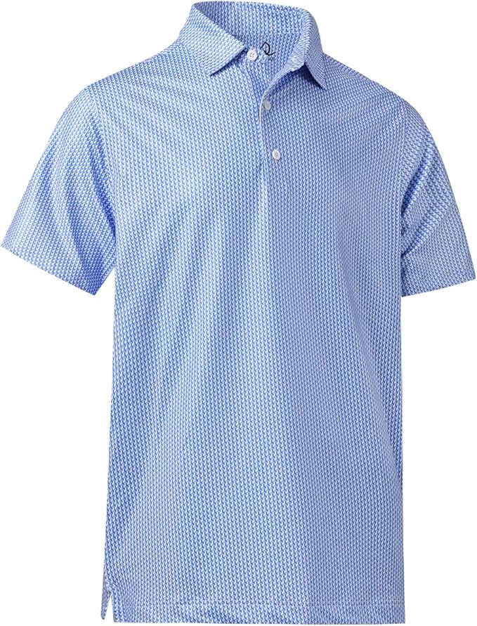 Mens Quick Dry Short Sleeve Golf Polo Performance Shirt