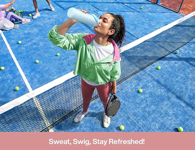 26 oz Insulated Water Bottle with 2-in-1 Straw and Spout Lid, Keep Cold 24H, Leak-Proof, Fits in Car Cup Holder, Stainless Steel Water Bottle for Sports, Travel, Gym, and School (Mushie Belle)