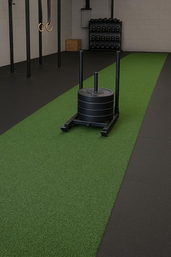 Ottomanson Artificial Turf Golf Hitting Mat 3' x 12' Indoor/Outdoor Waterproof Synthetic Fake Grass for Putting Practice Baseball Football Sports Gym Backyard, Custom Size 2' up to 30'