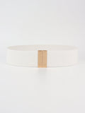 Alloy Buckle Elastic Belt - Stretch Waist Belt Women