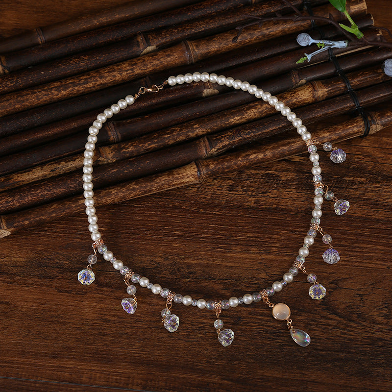 Classical Cheongsam Necklace, Ancient Style Han Dynasty, Ancient Costume Collar For Women, Retro Fairy Costume, Douyin Same Style Accessories For Women