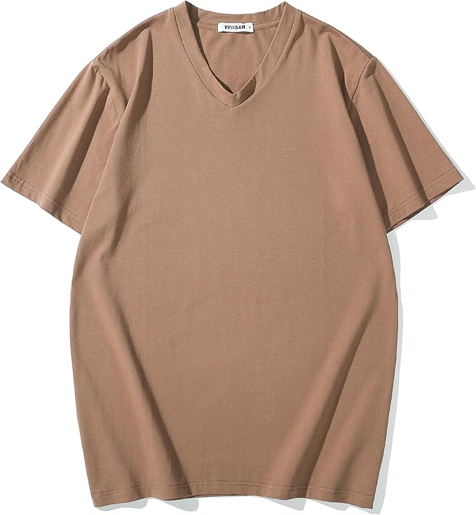 Men’s Modern Fitted V-Neck T-Shirt Premium Comfort Undershirt