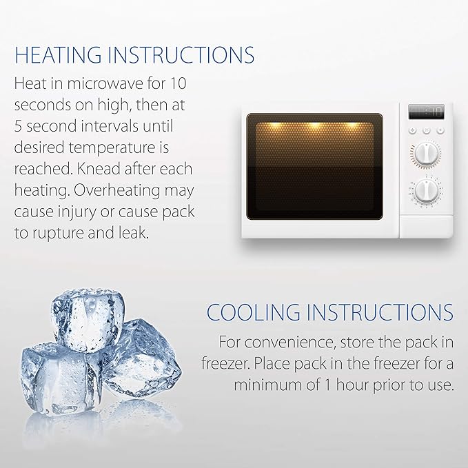 Core Products Dual Comfort Migraine CorPak Hot Cold Therapy, Eye Mask Compress, No Frost, Includes Strap