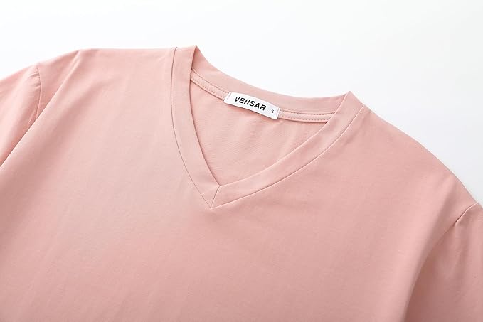 Men’s Modern Fitted V-Neck T-Shirt Premium Comfort Undershirt