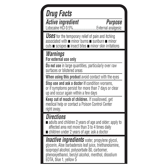 Amazon Basics Sunburn Relief Gel with Aloe Vera, 8 oz (Pack of 1) (Previously Solimo)