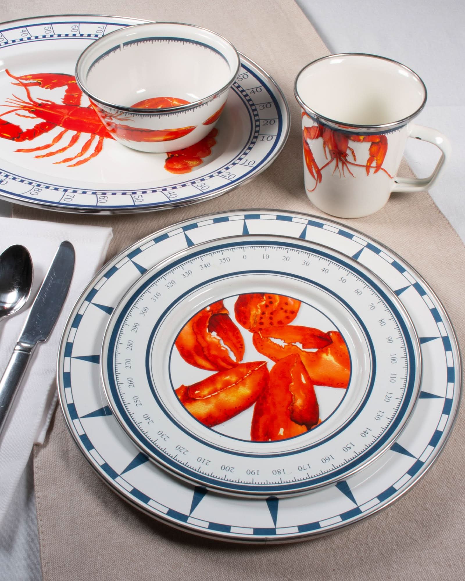 Enamelware Medium Tray – Durable Kitchen Serving Tray